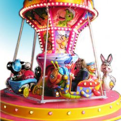 Speedy bonbon with animals on trailer