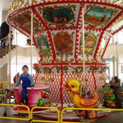 Baroque ride with animals