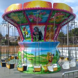 Cartoon swing ride