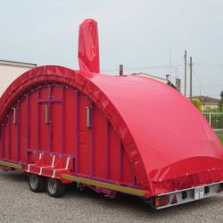 Cartoon on trailer