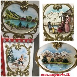Panels with customized paintings