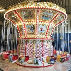 Baroque Swing Ride with flying seats - snowball